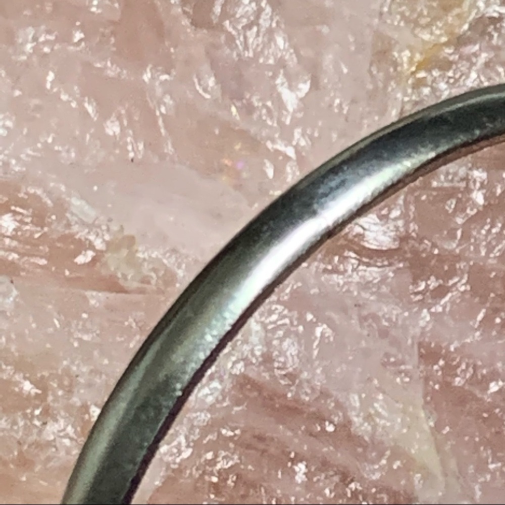 Solid Sterling Bangle Mexico 925 Sturdy Taxco - image 8